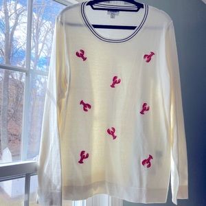J. Crew Lobster sweater